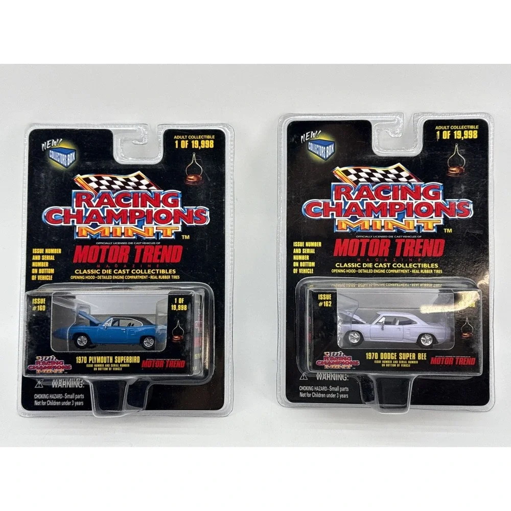 Racing Champions Mint Motor Dodge Super Bee Diecast Car 1:64 White Trend